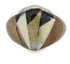 Tiger Eye Multicolor Inlay Ring Size 8-1/2 YS58575